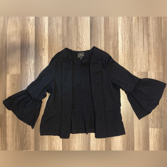 Worthington Jackets & Blazers - worthington women Black blazer jacket With bell sleeves Size XL